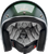 BILTWELL 1001-324-201 Bonanza Helmet — Metallic/Sierra Green - Metallic Sierra Green XS