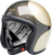 BILTWELL 1001-589-204 Bonanza Scallop Helmet - Scallop Metallic Charcoal/Champagne Large