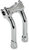 BILTWELL 6404-105-08 Murdock Handlebar Risers - Pullback 8" Chrome