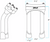 BILTWELL 6404-105-08 Murdock Handlebar Risers - Pullback 8" Chrome