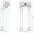 BILTWELL 6414-105-12 Murdock O/S Risers - Pullback 12" Chrome