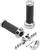 BILTWELL 6606-105-01 Alumicore Grips - Custom Chrome