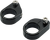 BILTWELL 6907-201 O/S Speedometer Clamps - Black Electroplated Straight