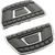 CIRO 61800 Chicane™ Floorboard Inserts - Passenger Chrome