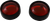 CUSTOM DYNAMICS PB-B-BEZ-BR Bullet Signal Lenses - Black/Red