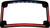 CUSTOM DYNAMICS TF08-B License Plate Frame - Red/White LED - Gloss Black - Red/White LED Gloss Black