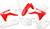 CYCRA 1CYC-9311-02 Body Kit - Powerflow - OEM Red/White - Honda - CRF '13-'17 - Powerflow OEM Red/White Honda CRF '13-'17