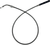 FAT BAGGERS INC. 108000 EZ Install Upper Clutch Cable - FLHX/FLTR SE - Stock - Braided Stainless Steel - FLHX/FLTR SE Stock Braided Stainless Steel