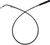 FAT BAGGERS INC. 108002 EZ Install Upper Clutch Cable - FLHX/FLTR,SE - +2" - Braided Stainless Steel - FLHX/FLTR,SE +2" Braided Stainless Steel