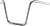 KHROME WERKS 300326 1-1/4" Fat Ape Hanger Handlebar - 14" TBW Chrome