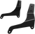 KHROME WERKS 264860 Side Plates - Black FXFB