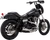 VANCE & HINES 27325 2-into-1 Upsweep Exhaust System - Brushed - Stainless Steel - Brushed Stainless Steel