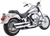 VANCE & HINES 16343 3" Twin Slash Slip-On Muffler - Chrome