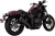 VANCE & HINES 48425 Upsweep Slip-On Muffler - Black - Rebel 1100 - Black Rebel 1100