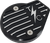 THRASHIN SUPPLY CO. TSC-3029-4 Cam Cover - Gen 2 Finned Twice Cut Black M8