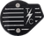 THRASHIN SUPPLY CO. TSC-3029-4 Cam Cover - Gen 2 Finned Twice Cut Black M8