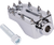 THRASHIN SUPPLY CO. TSC-2221-3 Aggressor Brake Pedal - Chrome Touring