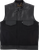 THRASHIN SUPPLY CO. TMJ-13-10 Kanan Leather/Denim Riding Vest - Black Large