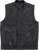 THRASHIN SUPPLY CO. TMJ-14-10 Mulholland Leather Riding Vest - Black Large