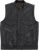 THRASHIN SUPPLY CO. TMJ-14-12 Mulholland Leather Riding Vest - Black 2XL