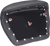 MUSTANG 88405GM Deluxe Touring Chopped Tour-Pak® Sissy Bar Pad - Black w/ Gunmetal Stitch Touring