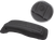MUSTANG 77640GM Saddlebag Lid Covers - Black/Gunmetal Gray FL '14-'24