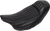 SADDLEMEN 808-07B-0023 Knuckle Solo Seat - Ribbed Black FL '08-'24