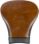 SADDLEMEN 808-07B-0141L Pillion Pad - Lariat Touring Brown FL '08-'24