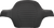 SADDLEMEN 814-07-TPACK-RP Tour Pak® Backrest Pad - Slim Roll & Pleat Black FL '14-'23