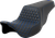 SADDLEMEN 808-07B-17701 Honeycomb Step-Up Seat - Honeycomb Blue Stitching FL '08-'23
