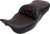 SADDLEMEN 808-07B-182B4 Roadsofa™ Lattice Stitch Seat - with Backrest Red Stitch FL '08-'23
