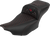 SADDLEMEN 823-07-190B4 Roadsofa™ Extended Reach Seat - with Backrest Honeycomb Red Stitch FLTR/FLHX '23-'24