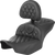 SADDLEMEN 823-07-206B0 Roadsofa™ Lattice Stitch Seat - with Backrest Carbon Fiber Lattice Stitch FLTR/FLHX '23-'24