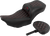 SADDLEMEN 823-07-207B4 Roadsofa™ Extended Reach Seat - with Backrest Lattice Stitch Red Stitch FLTR/FLHX '23-'24