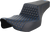 SADDLEMEN 823-07-17801 Honeycomb Step-Up Seat - Extended Reach Front Honeycomb Blue Stitch FL '23-'24