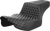 SADDLEMEN 823-07-17806 Honeycomb Step-Up Seat - Extended Reach Front Honeycomb White Stitch FL '23-'24