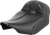 SADDLEMEN 823-07E-0042 Dominator Solo Seat - Carbon Fiber w/ Silver Stitch Extended Reach FLT/FLH '23-'24