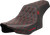 SADDLEMEN SC82307D4 Pro Series SDC Performance Grip Seat - Red Stitching w/o Backrest FLT/FLH '23-'24