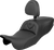 SADDLEMEN 815-07-187BR RoadSofa™ Seat - with Backrest Plain FLRT/FLTRT '15-'25