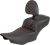 SADDLEMEN 823-07-211B4 Roadsofa™ Extended Reach Seat - with Backrest Red Stitch FLH/FLT '23-'25