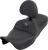 SADDLEMEN 808-07B-208B2 Dragon Scale Stitch RoadSofa™ Seat - Dragon Scale Gray Stitch with Backrest Touring '08-'25