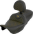 SADDLEMEN 808-07B-208B7 Dragon Scale Stitch RoadSofa™ Seat - Dragon Scale Gold Stitch with Backrest Touring '08-'25