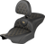 SADDLEMEN 823-07-184B7 Roadsofa™ Lattice Stitch Seat - with Backrest Lattice Stitch Gold Stitch FLH/FLT '23-'26