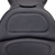 SADDLEMEN 806-12-030 Explorer™ Seat - Explorer™ With Backrest Stitched Black FL/FX '06-'17