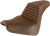 SADDLEMEN 818-31-176BR Step-Up Seat — Front Tuck-n-Roll/Rear Lattice Stitch - Front Tuck-n-Roll/Rear Lattice Stitch Brown FXBR/S '18-'20