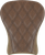 SADDLEMEN 818-29-012BLS Renegade™ Lattice Stitch Pillion Pad - Touring Lattice Stitched Brown FLSB/FXLR '18-'24
