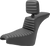 SADDLEMEN 818-30-191BR Tour Step-Up Seat - Rider Backrest Tuck-n-Roll FXBB/FXST '18-'24