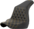 SADDLEMEN 818-29-17207 Lattice Stitch Step-Up Seat - Front Lattice Stitch Gold Stitch FXLR/FLSB '18-'24