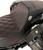 SADDLEMEN SC81829RED Pro Series SDC Performance Grip Seat - w/o Backrest Red Stitch FL/FX '18-'20