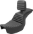 SADDLEMEN 806-04-191BR Tour Step-Up Seat - Rider Backrest Tuck-n-Roll Dyna '06-'17